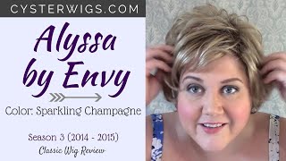 CysterWigs Wig Review Alyssa by Envy Color Sparkling Champagne S3E138 2014 [upl. by Adirem]