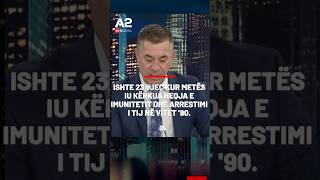 Ishte 23 vjeç kur Metës iu kërkuar heqja e imunitetit dhe arrestimi i tij në vitet 90 [upl. by Maible102]