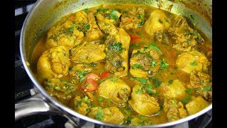 Coconut Curry Chicken TastyTuesdays  CaribbeanPotcom [upl. by Ayotl]