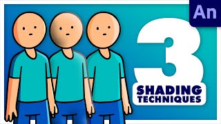 3 SIMPLE amp POWERFUL Shading Techniques  Adobe Animate Tutorial [upl. by Deevan881]