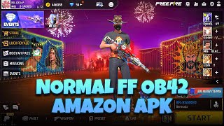 Normal free fire OB42 x86 AMAZON APK [upl. by Murrell606]