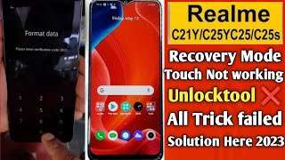 Realme recovery Touch not workingRealme c25 c25s reset Not working fix [upl. by Jac325]