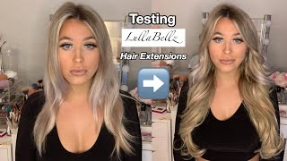 TESTING LULLABELLZ HAIR EXTENSIONS [upl. by Shoshana]