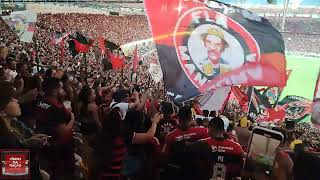 Torcida do Flamengo contra o Nova Iguaçu  Flamengo campeão Carioca 2024 [upl. by Raimund]