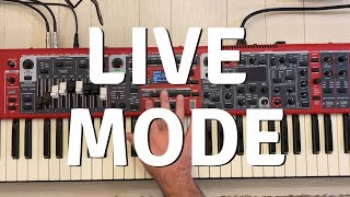 Using Live Mode  NORD Stage 3 Compact [upl. by Lama]