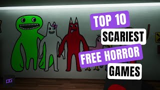 Top 10 Scariest Free Horror Games on Steam 2024 [upl. by Annaik]