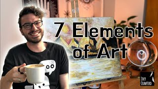 What are the 7 elements of art  Easy Painting Tutorial  Joey Crawford [upl. by Wilsey930]