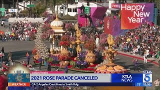 2021 Rose Parade canceled due to COVID19 pandemic [upl. by Mathe790]