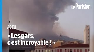 « Regardezmoi ça  »  l’Etna à nouveau en éruption en Sicile [upl. by Silletram]