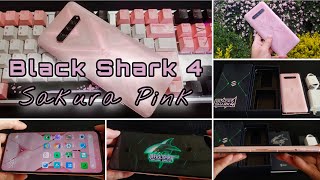 Black Shark 4  Sakura Pink   Unboxing amp Hands On  Xiaomi Blackshark 4 Pro [upl. by Coit261]