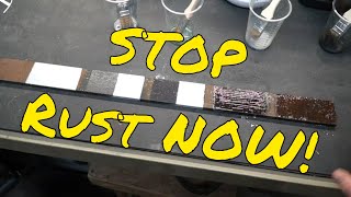 Stopping Rust with Ospho Corroseal Eastwood Encapsulator Platinum NHOU and Fluid Film PART 1 [upl. by Assira]