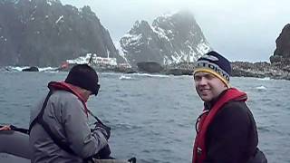 Point Wild By Zodiac  Elephant Island  Antarctica  November 2010 [upl. by Emeline499]