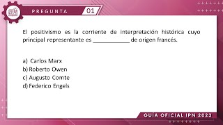 Guía IPN 2023  Historia Pregunta No 1  Conocimientos Generales [upl. by Ennovehs]