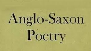 AngloSaxon Poetry [upl. by Iddo459]