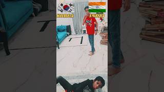 When Indians meet koreans 🤣 funny shorts ytshorts allrockz [upl. by Tserrof677]