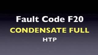 F20 Fault Code [upl. by Idonna]