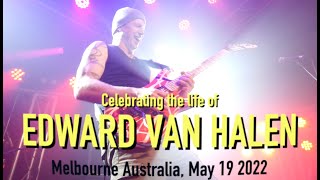 EDDIE VAN HALEN  celebrated in Melbourne Australia 2022  SIMON HOSFORD [upl. by Adamski810]