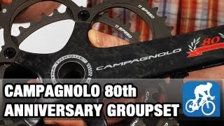 Campagnolo 80th Anniversary Groupset Unboxing [upl. by Ahsitahs]