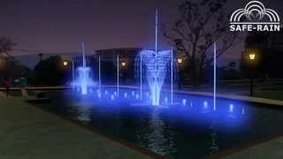 Dancing fountain  Fuente danzante [upl. by Nyrok]