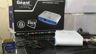 كيفية تحديث جهاز جيون cx 300 HD mini hybrid لأول مرة [upl. by Eidnac]