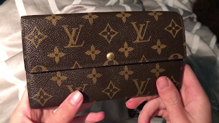 Louis Vuitton Sarah Wallet Review [upl. by Kotta]