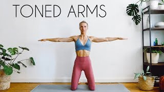 10 MIN TONED ARMS WORKOUT At Home No Equipment [upl. by Nathalie]