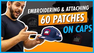 Embroidering 60 patches in just 24 HOURS [upl. by Simonne]