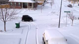 Smart Car in Snow [upl. by Lette]