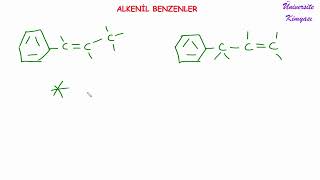 ORGANİK KİMYA AROMATİK BİLEŞİKLER  ALKENİL BENZENLER [upl. by Ziwot]