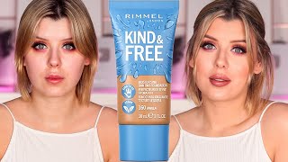 Rimmel Kind amp Free Foundation  PIERWSZE WRAŻENIE [upl. by Yam314]