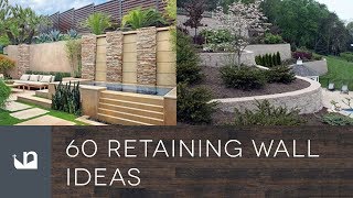 60 Retaining Wall Ideas [upl. by Reisman]