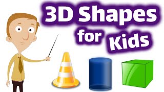 3D Shapes for Kids  Homeschool Pop [upl. by Morganica]