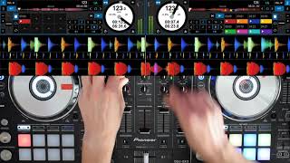 Tutorial DJ Mezcla básica cuadrar bases rítmicas beatmatching [upl. by Enogitna953]