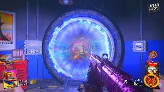 INFINITE WARFARE ZOMBIES  EASTER EGG ENDING BOSS FIGHT COMPLETE GAMEPLAY Zombies in Spaceland [upl. by Anerys559]