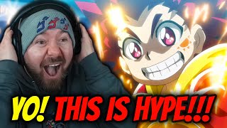 FIRST TIME REACTING TO BEYBLADE ENGLISH INTROS OG Metal Burst  SHOULD I START THIS [upl. by Vanya]