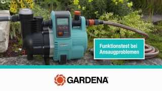 GARDENA Ansaugprobleme Hauswasserautomaten [upl. by Inilahs]