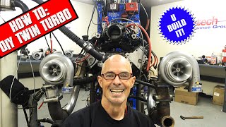 HOW TO CHEAP DIY TWIN TURBO LS KIT GT3582s [upl. by Petulia]