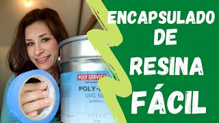 ❇️ DIY RESINA SIN MOLDES Encapsula Flores ❇️ [upl. by Killigrew9]