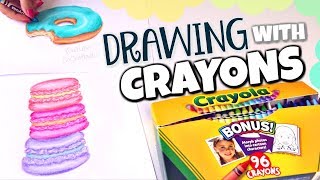 Drawing With Only CRAYONS  Crayola Challenge [upl. by Aizat]