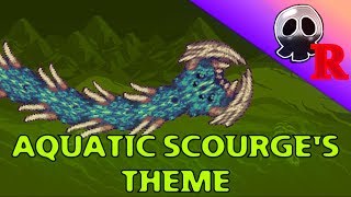 Terraria Calamity Mod Music  quotOutcast of The Sulphurous Seasquot  Theme of Aquatic Scourge [upl. by Suirred]