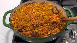 This Is The Best Gizzard Jollof Rice You Would Ever Make Quick Easy amp Delicious  Very Affordable [upl. by Hadnama]