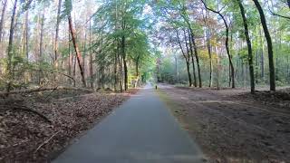 4K  Fiets route door de Leuvenumse bossen Van Elspeet naar Harderwijk [upl. by Anavoj]