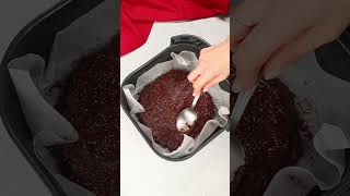 BROWNIES con soli 3 INGREDIENTI FRIGGITRICE AD ARIA ricetta FACILE E VELOCE [upl. by Iret]