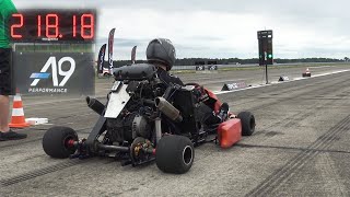 IS THIS THE FASTEST GOKART IN THE WORLD 170HP SUPERKART [upl. by Ihtac]