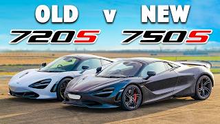 McLaren 750S v 720S DRAG RACE [upl. by Lorens173]