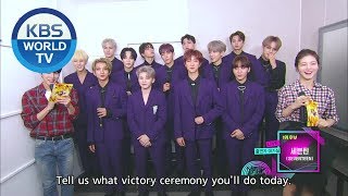 Interview with SEVENTEEN세븐틴 Music Bank  ENG  20190927 [upl. by Gereron]