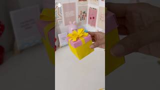 Christmas ആയാൽ gift box ഒക്കെ വേണ്ടേ🎁 diy craft shorts giftbox [upl. by Eintruoc]