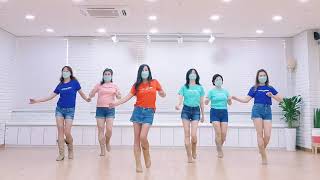 I LOVE YOU BABY Line DanceBeginner [upl. by Euqor]