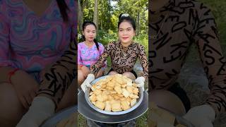 Cooking yummy biscuit with milk recipe food delicious cookrecipe [upl. by Dlared]