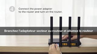 Tutoriel Installation routeur WiFi TPLink Archer C80 [upl. by Gnilyarg]